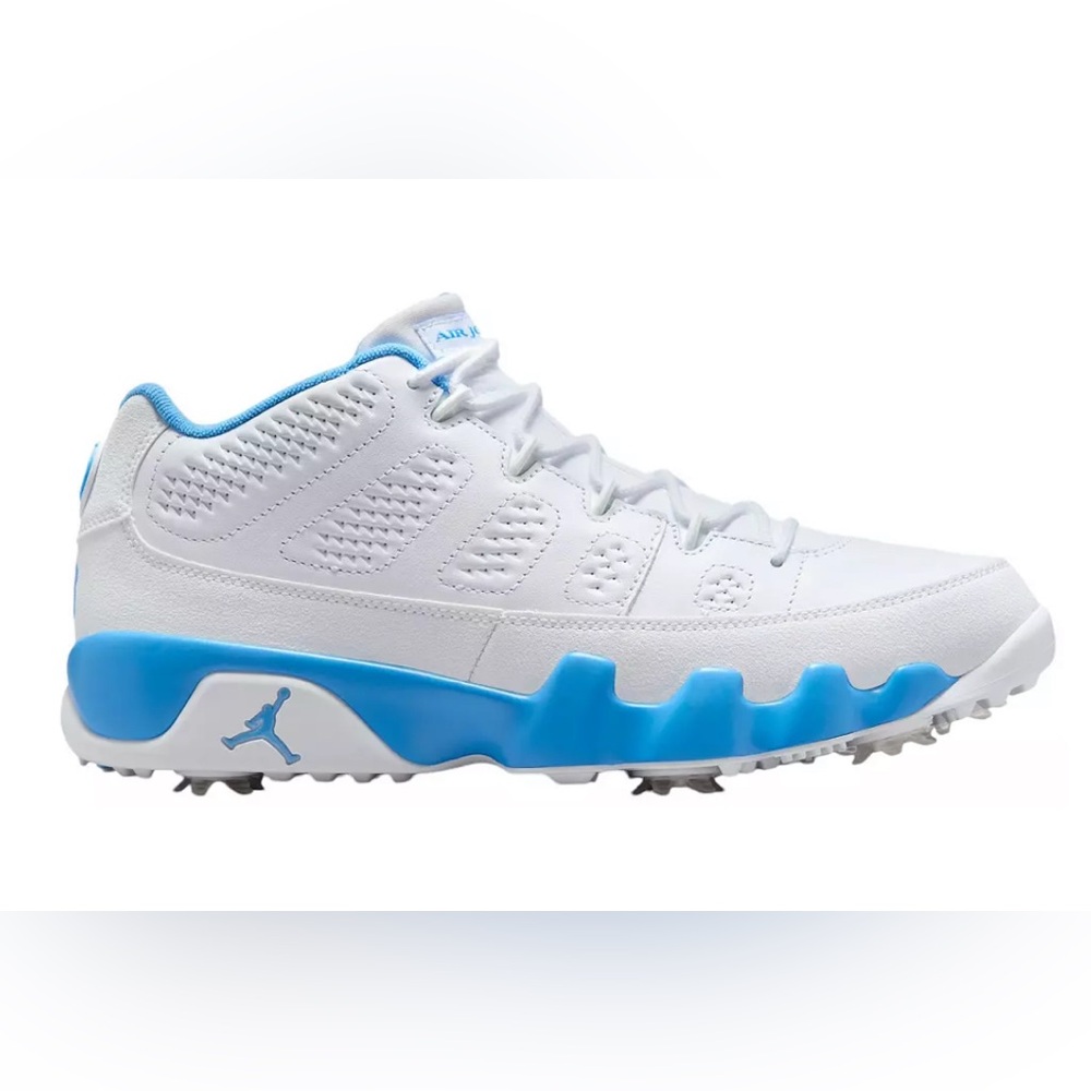 Air Jordan Men's 9 G Golf Shoes Size 7.5 UNC University Blue FJ5934-101 - Picture 2 of 11